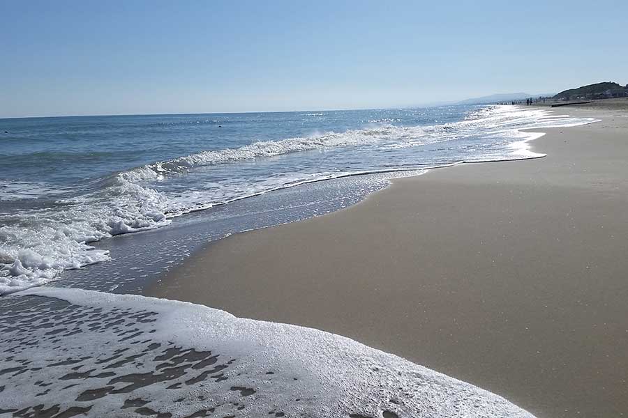 Riva del mare di Tortoreto Lido